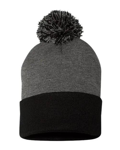 12" Pom-Pom Cuffed Beanie - Barton Trading CO.