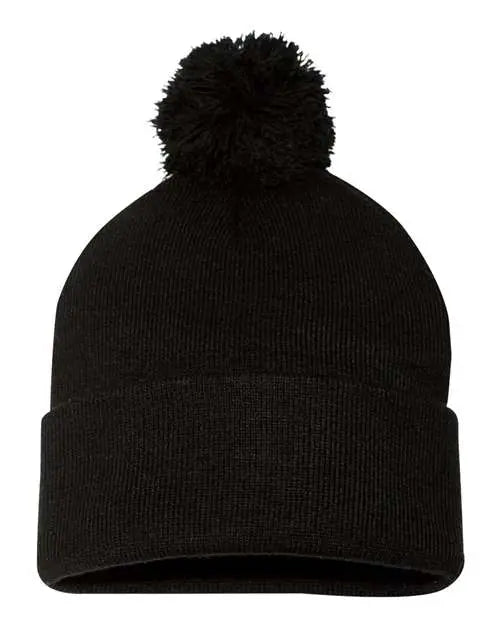 12" Pom-Pom Cuffed Beanie - Barton Trading CO.