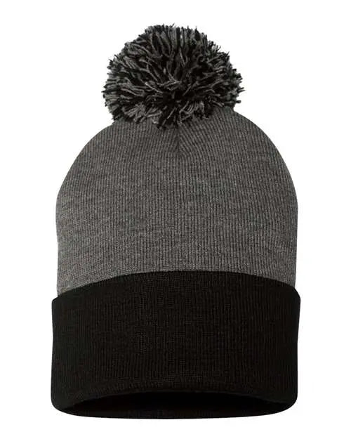 12" Pom-Pom Cuffed Beanie - Barton Trading CO.