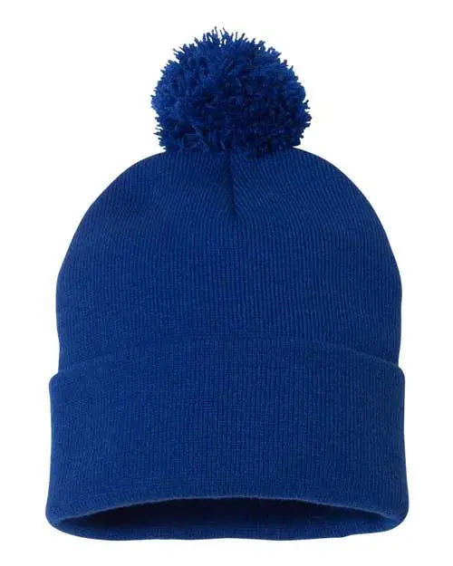 12" Pom-Pom Cuffed Beanie - Barton Trading CO.