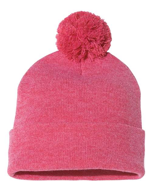 12" Pom-Pom Cuffed Beanie - Barton Trading CO.