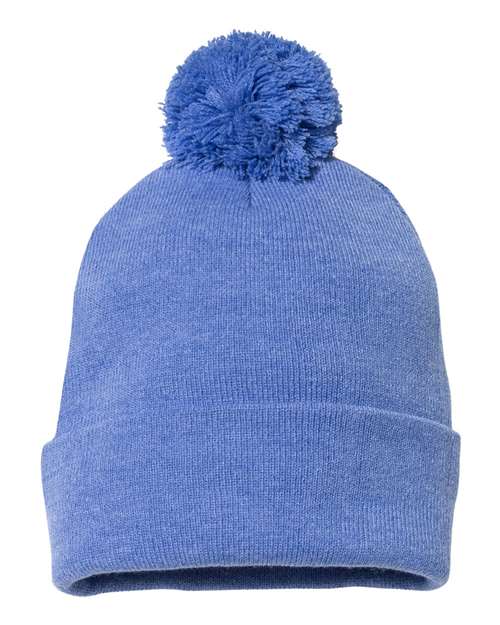 12" Pom-Pom Cuffed Beanie - Barton Trading CO.