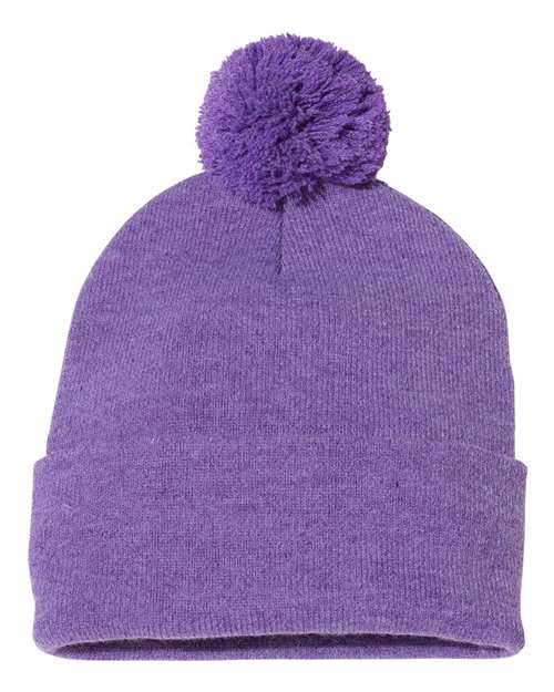 12" Pom-Pom Cuffed Beanie - Barton Trading CO.