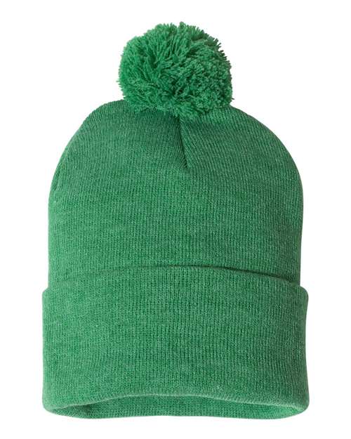 12" Pom-Pom Cuffed Beanie - Barton Trading CO.